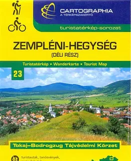 Turistika, skaly Zempléni-hegység (déli rész) 1 : 40 000 - Turistatérkép