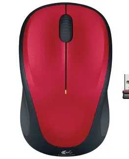 Myši Kancelárska myš Logitech Wireless Mouse M235, red 910-002496