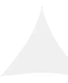 Stínící textilie Plachta proti slnku oxfordská látka trojuholník 3,6 x 3,6 x 3,6 m Dekorhome Čierna