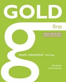 Učebnice a príručky Gold First Exam Maximiser with Key New Edition 2015 - Sally Burgess,Jacky Newbrook