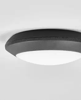 Vonkajšie stropné svietidlá Fumagalli Vonkajšie stropné LED svietidlo Berta, čierne, CCT