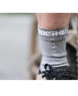 Pánske ponožky Nepremokavé ponožky DexShell Ultra Thin Crew Navy-Lime - M