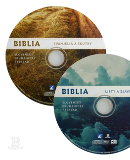 Biblie, biblistika Slovenská biblická spoločnosť Audio Nová zmluva, sada 2 CD, ekumenický preklad
