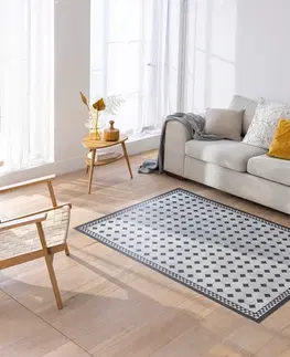 Koberce a rohožky Vinylový koberec s potlačou šachovnice