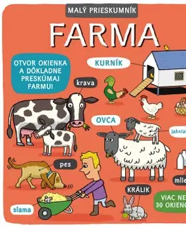 Leporelá, krabičky, puzzle knihy Malý prieskumník – Farma