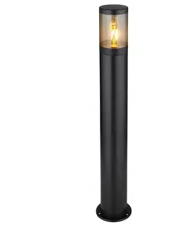 Moderné stĺpikové svietidlá Luster Xeloo 32016BS 60W Čierna LS1