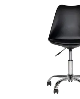Kancelárske stoličky Norddan Dizajnová kancelárska stolička Maisha čierna