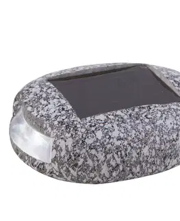 Solárne dekoračné osvetlenie Globo Dizajn kameňa – vonkajšie svietidlo Talvi Solar
