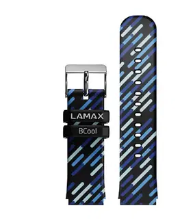 Príslušenstvo k wearables Lamax  BCool remienok čierny s pruhmi LMXBCOOLSTRAPBLASTRIP