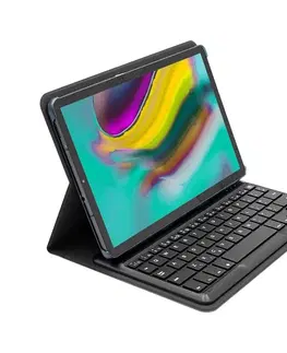 Puzdrá na tablet PC a čítačky ekníh Puzdro kožené s klávesnicou pre Samsung Galaxy Tab S6 Lite, black