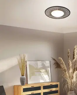 Stropné svietidlá Steinhauer LED stropné svietidlo Aura, bambus