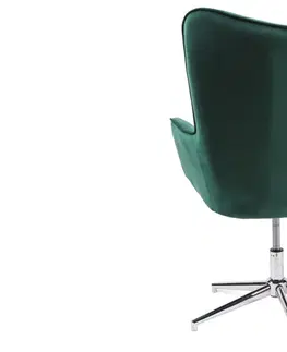 Kancelárske stoličky Otočné kreslo NESSOS Dekorhome Smaragdová
