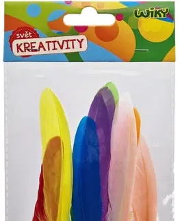 Kreatívne a výtvarné hračky WIKY - Kreatívna sada pierka 10ks