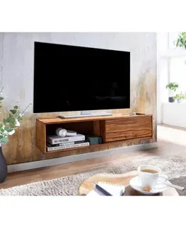 Komody do obývačky TV komoda z masívneho dreva Sheesham Š: 108cm