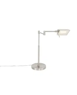 Stolove lampy Dizajnová stolná lampa z ocele vrátane LED s dotykovým stmievačom - Notia
