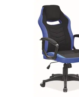 Kancelárske stoličky KENTAKA kancelárske kreslo, čierna, modrá