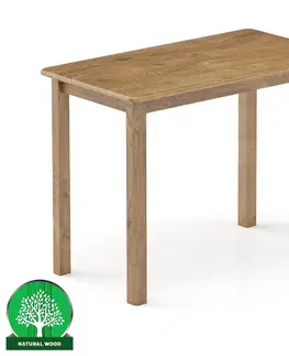 Borovicové stoly Stôl borovica ST104-100x75x55 dub