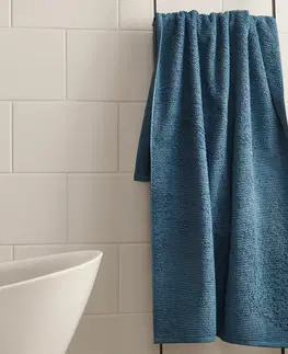 Bath Towels & Washcloths Štruktúrovaná osuška v prémiovej kvalite, modrá