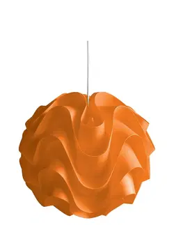 Svietidlá Plastový luster Senti W-3022 oranžová