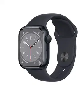 Inteligentné hodinky Apple Watch Series 8 GPS 45mm Midnight Aluminium Case with Midnight Sport Band
