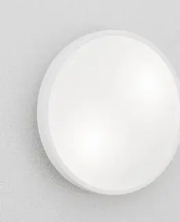 Stropné svietidlá Fabas Luce Stropné a nástenné svietidlo Plaza 31 cm biele