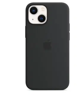 Puzdrá na mobilné telefóny Apple iPhone 13 Silicone Case with MagSafe, midnight MM2A3ZM/A
