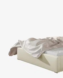 Postele NABBI Monzo 160 čalúnená manželská posteľ s roštom béžová