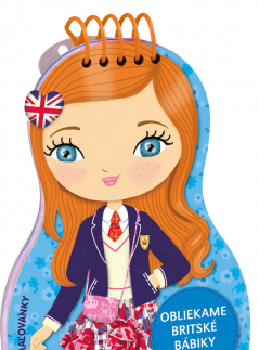 Nalepovačky, vystrihovačky, skladačky Obliekame britské bábiky KATE – Maľovanky