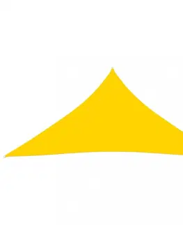 Stínící textilie Tieniaca plachta trojuholníková 4x4x4 m oxfordská látka Dekorhome Krémová