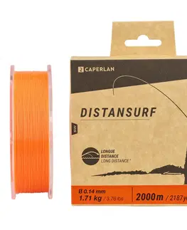 rybolov Rybársky vlasec Distansurf na surfcasting oranžový 0,14