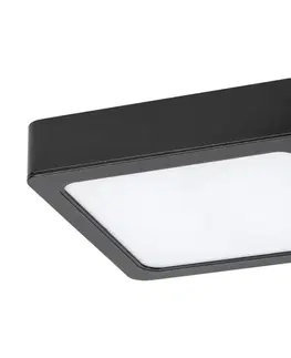 Svietidlá Rabalux Rabalux 71203 - LED Stropné svietidlo SHAUN LED/24W/230V 22x22 cm čierna 