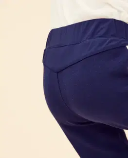 nohavice Detské nohavice 500 nastaviteľné modré