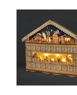 Vianočné dekorácie Brilagi Brilagi - LED Adventný kalendár LED/2xAA borovica 