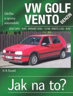 Auto, moto VW GOLF III/VENTO benzin 9/91 - 12/98 Jak na to? č. 19 - Hans-Rüdiger Etzold
