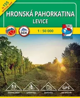 Turistika, skaly Hronská pahorkatina-Levice TM 155 - 1:50 000, 4. vydanie
