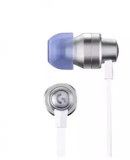 Slúchadlá Logitech G333 - herné slúchadlá do uší, 3,5mm + USB-C, biele 981-000930