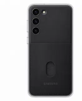 Puzdrá na mobilné telefóny Puzdro Frame Cover pre Samsung Galaxy S23 Plus, black EF-MS916CBEGWW