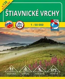 Turistika, skaly Štiavnické vrchy - TM 138 - 1:50 000, 8. vydanie