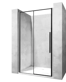 Sprchovacie kúty REA - Posuvné sprchové dvere Solar L/P 100 černé REA-K6512