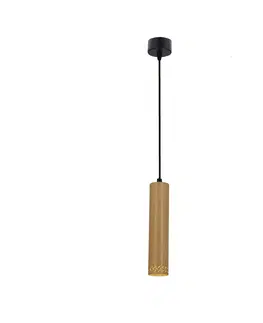 LED osvetlenie Závesná lampa TUBO 1xGU10 25 cm Candellux Čierna