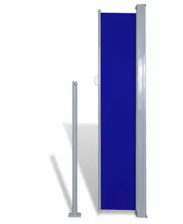 Bočné markízy Zaťahovací bočná markíza 160x300 cm Dekorhome Modrá