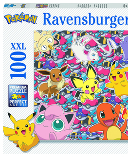 XL dieliky Ravensburger Puzzle Pokémoni 100 XXL Ravensburger