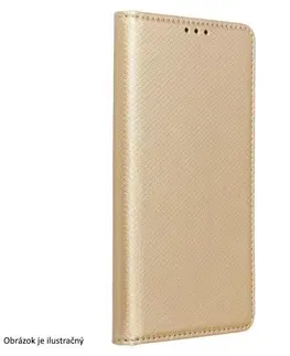 Puzdrá na mobilné telefóny Puzdro Smart Case Book pre Samsung Galaxy A54 5G, zlaté TEL195266