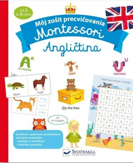 Príprava do školy, pracovné zošity Môj zošit precvičovania: Montessori Angličtina - Lydie Barusseauová
