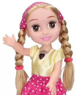 Hračky bábiky WIKY - Spievajúci bábika Míša Růžičková 33 cm - CZ obal, TV reklama