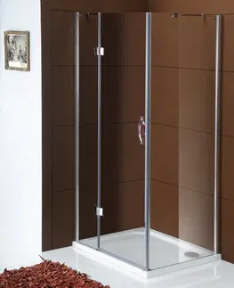 Sprchové dvere GELCO - Legro štvorcová sprchová zástena 1000x1000mm L/P varianta GL1110GL5610