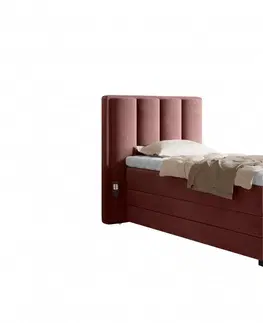 Elektrické polohovacie Elektrická polohovacia boxspringová posteľ VERONA Eltap Gojo 101 - svetlo ružová