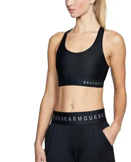 Dámske spodky Podprsenka Under Armour Mid Keyhole Black - XS