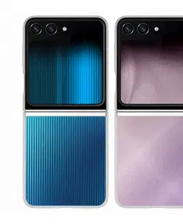 Puzdrá na mobilné telefóny Puzdro FlipSuit Cover pre Samsung Galaxy Z Flip5, transparent EF-ZF731CTEGWW