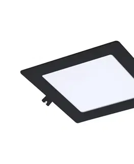 Svietidlá Rabalux Rabalux 71230 - LED Podhľadové svietidlo SHAUN LED/12W/230V 17x17 cm čierna 